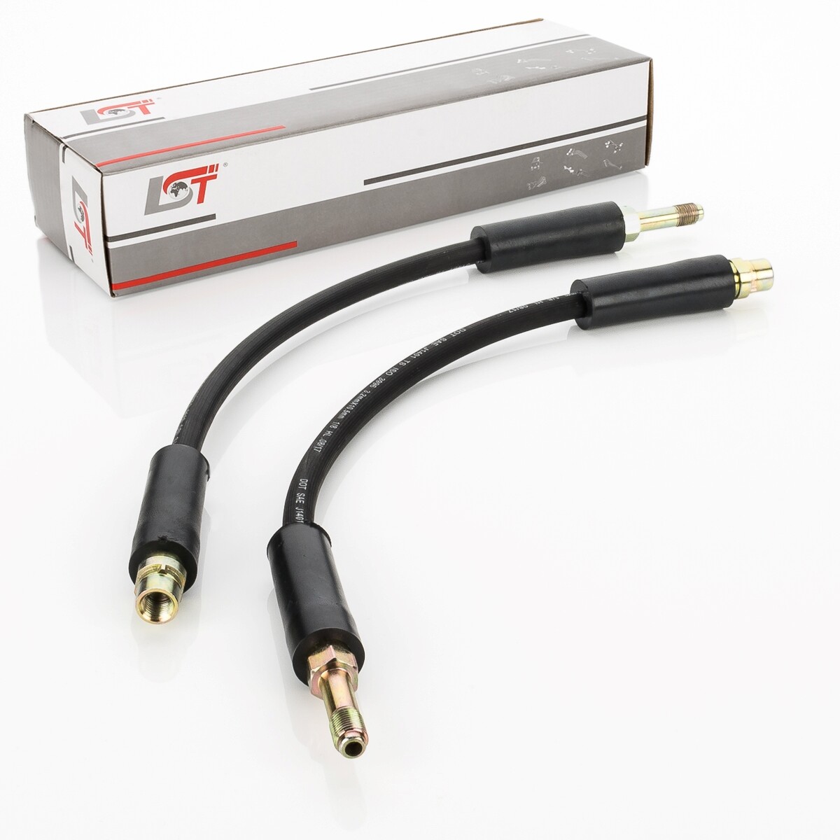 2x Brake Hose Rear for MERCEDES BENZ GLA CLASS X156 - 375 mm