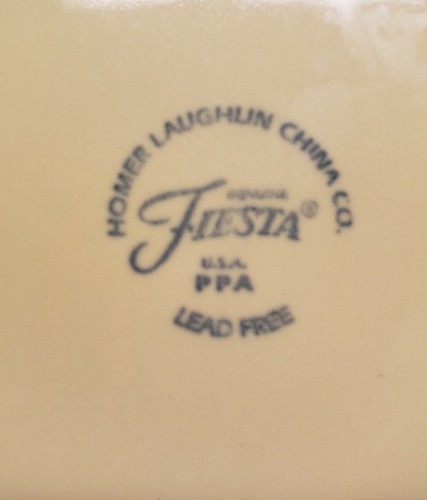 Fiesta Ware OVAL PLATTER Plate Yellow 13 1/2" Sunflower Homer LAUGHLIN 2001 - Picture 6 of 6