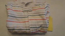 Pottery Barn Kids multi stripe Pajamas one piece 6 12 mo pajamas photo shoot smp