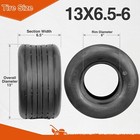 13x6.50-6 Tire Harbor Freight 2 13x6.50-6 4Ply Tubeless - Per - Foto 9
