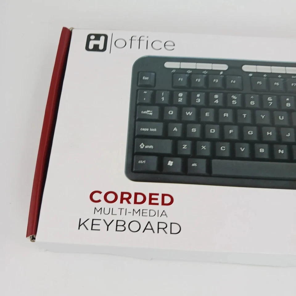 IHome Corded Multi-Media Keyboard Multimedia Controls USB Connection Plug-n-Play - Image 3 of 4