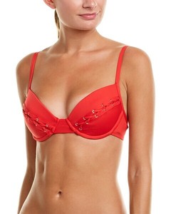 LA BLANCA Women's Underwire Hipster Bikini Swimsuit Top, Red, Sz 14 | eBay
