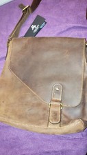 Visconti Original Leather Shoulder Bag New With Tags 