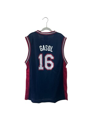 vintage pau gasol memphis pros ABA throwback jersey youth size L NOS NWT 00s