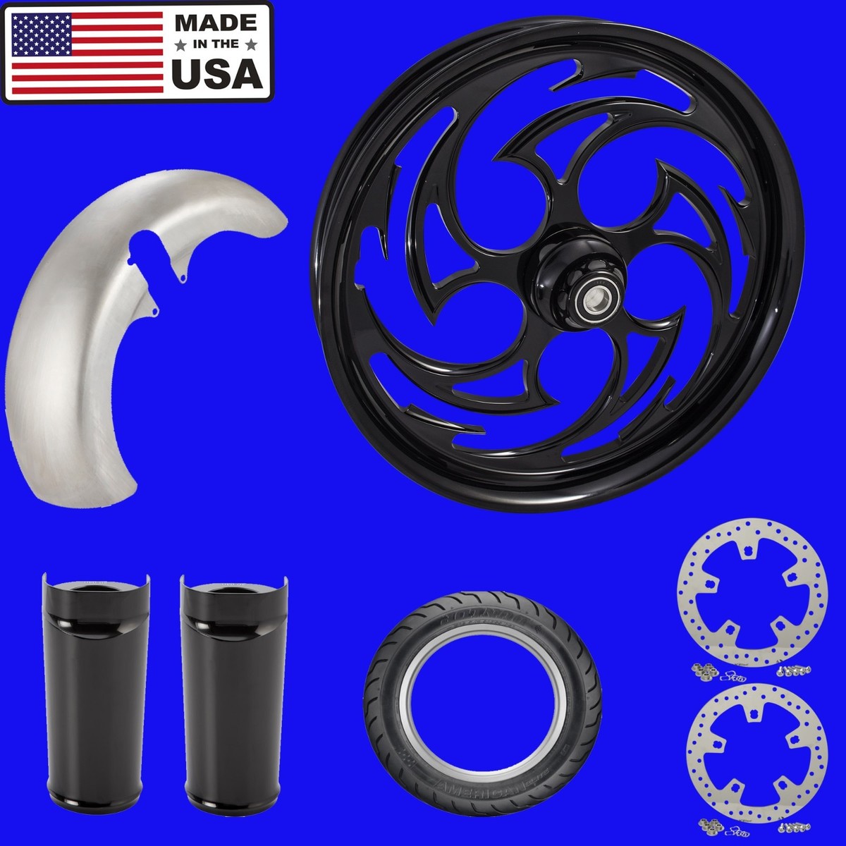 Harley Davidson Touring Fat Front Tire Kit 