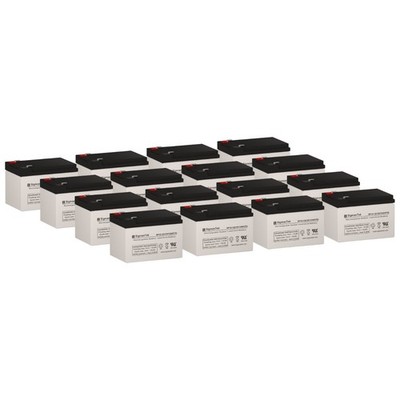 SP12-12 (T2) SLA 16-Piece Battery Set of 12V 12Ah F2 SigmasTek Replacements