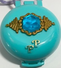 Collar medallón joya de vestir Polly Pocket 1992 ~ Completo