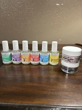 Cuccio Pro Powder Polish Dip System Treatment Kit Steps 1-7 and Two Dip Powders