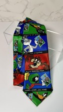 Vintage Looney Tunes USPS Stamp Collection Men's Neck Tie