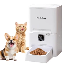 Automatic Cat Feeder with Camera, 1080P HD Night Vision 5G WiFi Smart Pet Fee...