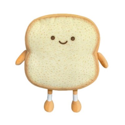 Toast Bread Pillow Funny Food Plush Toy Pillows Small Cute Stuffed Plush Sofa...