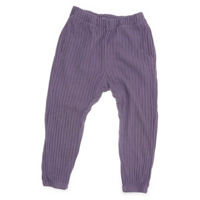 Lindex Kids, Pyjamahose, Größe: 98, Lila, Streifen, Rippenstrick, Mädchen #pHs