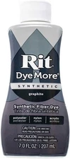 Rit DyeMore Single Bottle 7 Oz. Synthetic Liquid Fiber Dye for Graphite 