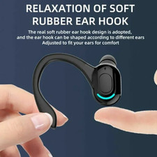 Wireless Bluetooth Ear Hook Headphones 5.1 Sport Gym Running Stereo Earbuds