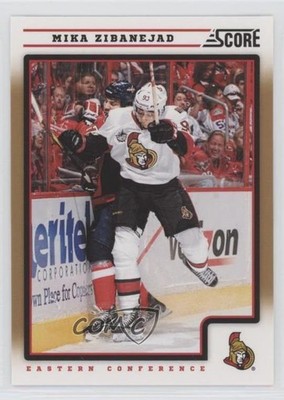 2012-13 Score Gold Rush Mika Zibanejad #335 0a4