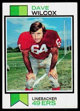 Dave Wilcox, 1973 Topps, #360, San Francisco 49ers,