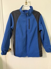 L.L. Bean Blue Reversible Jacket Rain Waterproof Boys Size XL 18-20