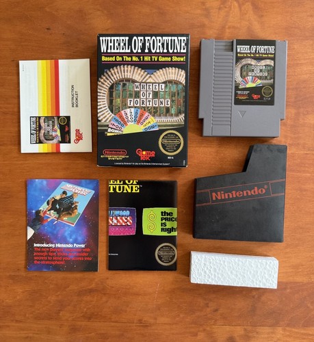 Wheel of Fortune (Nintendo NES) MINT CIB Complete w/ All Inserts - Ships Fast - Picture 1 of 14