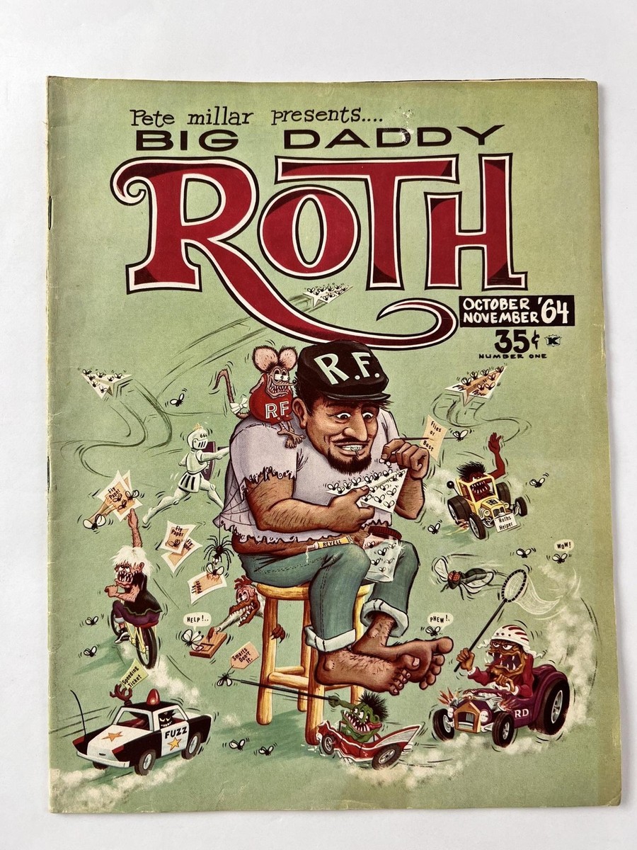 【超希少・新品同様】Ed Big Daddy Roth RAT FINK Ed Big Daddy Roth didewalk superfers grinds action