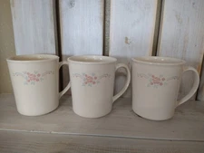 Set of 3 Corning English Breakfast Cups/Mugs