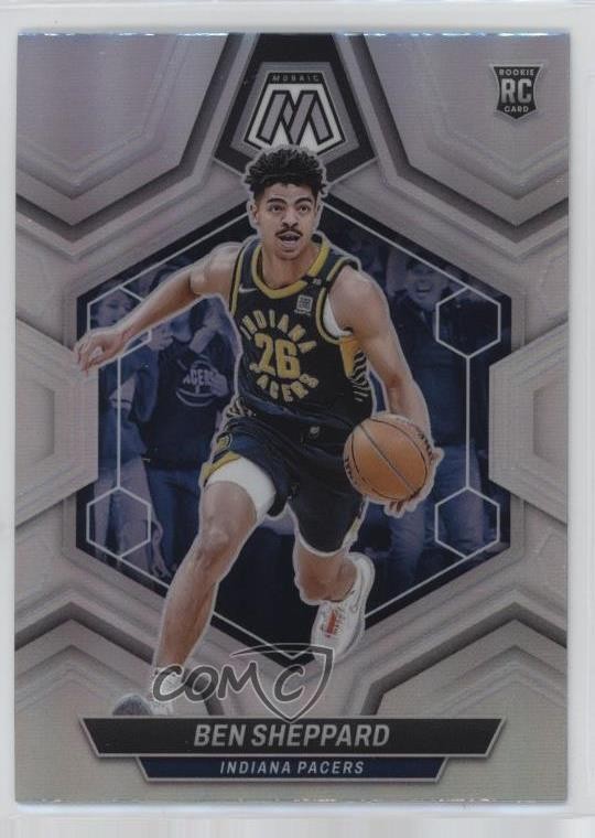 2023-24 Panini Mosaic Rookies Silver Prizm Ben Sheppard #244 Rookie RC 1bu3