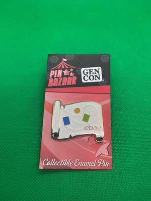 Pin Bazaar Gen Con Collectible Enamel Pin One Size White Gold EBay Logo 2024