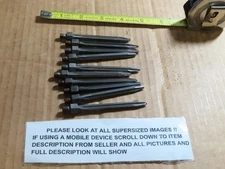 10 QCT .2500 THREADED CARBIDE 4 FLUTE REAMER DRILLS DREAMERS  AIRCRAFT TOOL  NEW