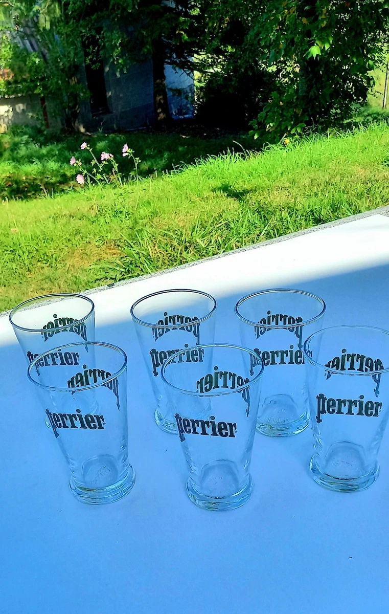 Verre à eau perrier vintage - France