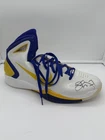 Lamar Odom Signed Purple And Yellow Size 17 Shoe PSA Authentic