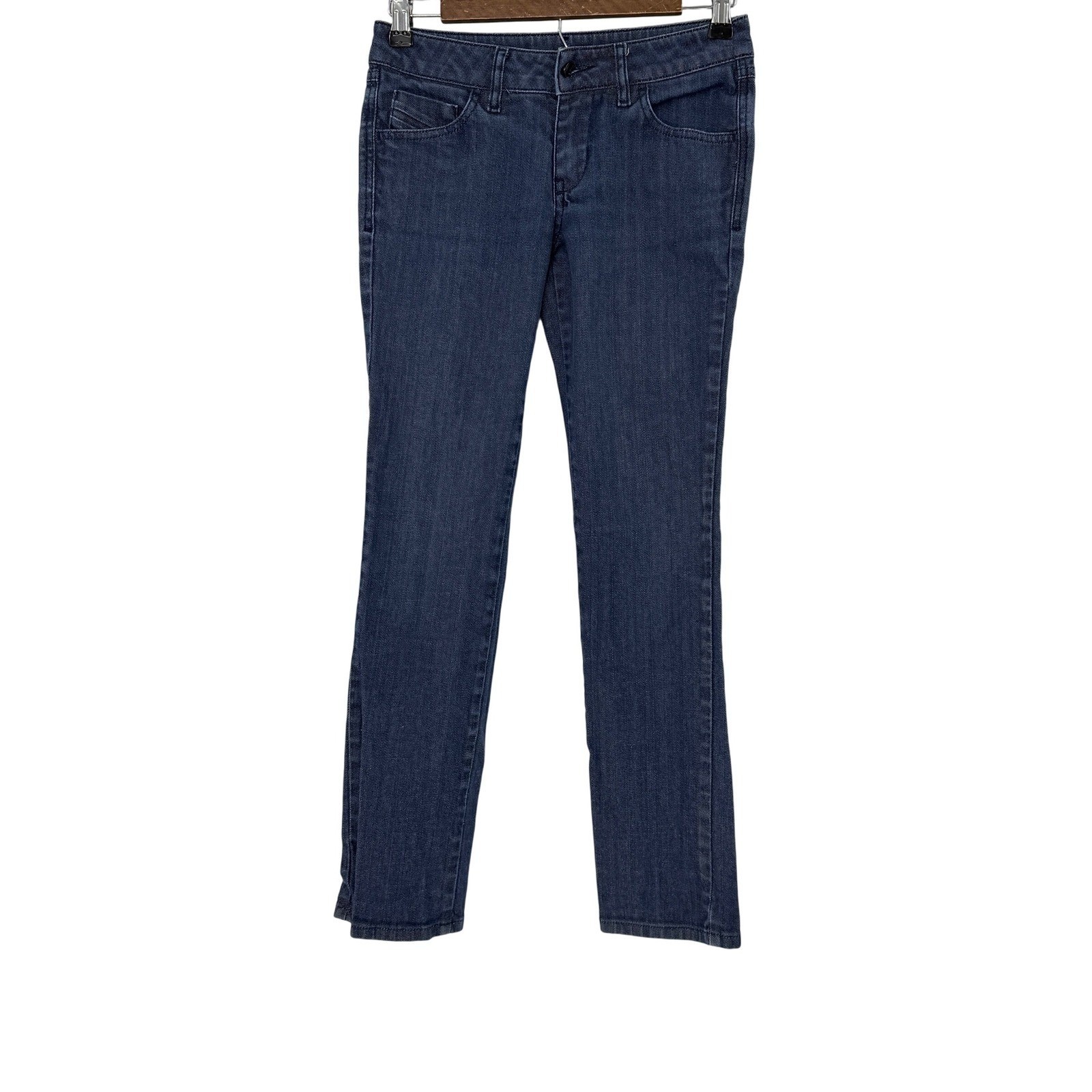 DIESEL Black Gold Women's Jeans Size 25 Dark Wash Denim Straight Leg