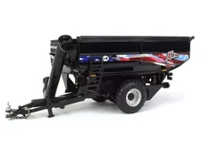 J&M X1112 Grain Cart w/ Dual Wheels - Black 1:64 Scale Model - Spec Cast JMM029
