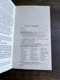 Sega Saturn Instruction Manual Lot of 3 Fighter Resurrection, Shanghai Regi Card