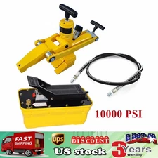 10000LBS Heavy Duty Tractor Truck Hydraulic Bead Breaker Tire Changer +Foot Pump