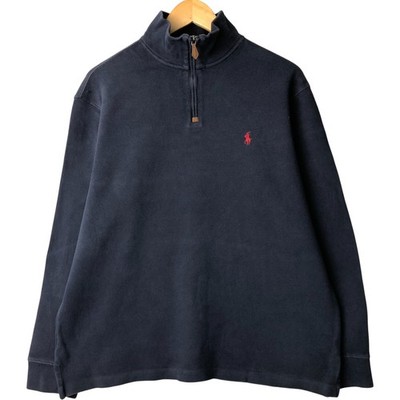 Used Ralph Lauren POLO by Ralph Lauren half-zip sweatshirt men's size L (app...