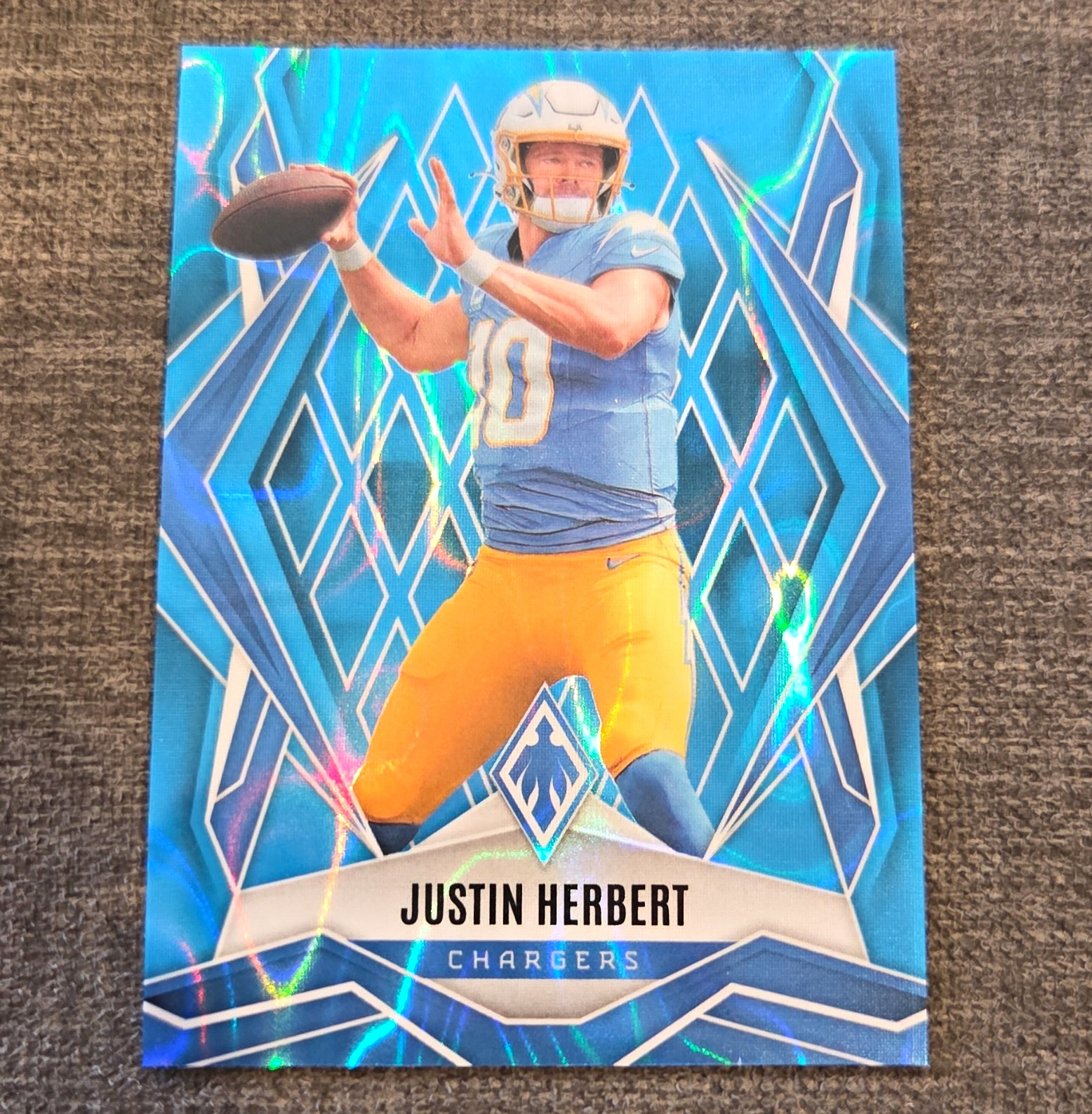 Panini Phoenix 2025 Justin Herbert Light Blue Lava #58 /325 Chargers