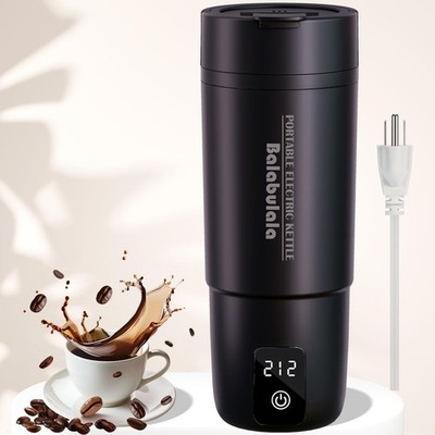 Travel Electric Kettle, Balabulala Portable Water Boiler with 6 Variable Pres...