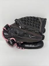 Mizuno Finch Black and Pink 12  Softball Glove GPL 1208 Baseball