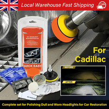 For Cadillac Headlight Restoration Kit Set for Polishing Dull & Worn Headlights