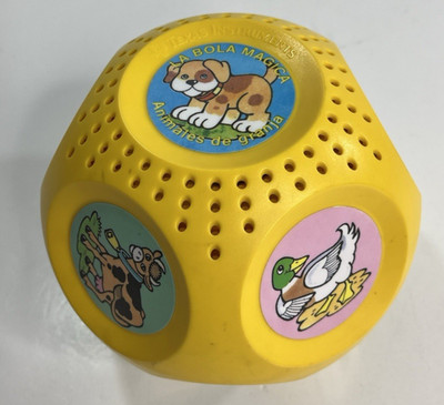 Texas Instruments 1991 Spanish Version Farm Animals Listen and Learn Toy *READ*