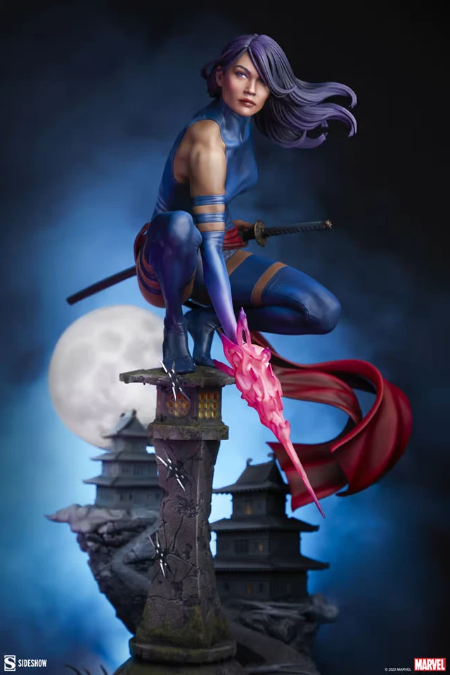 Psylocke Sideshow 高级格式人偶 1/4 雕像 — 第 2/4 张图片