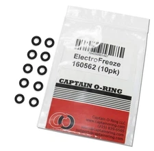 Captain O-Ring - Replacement Electro Freeze 160562 O-Rings (10 Pack)