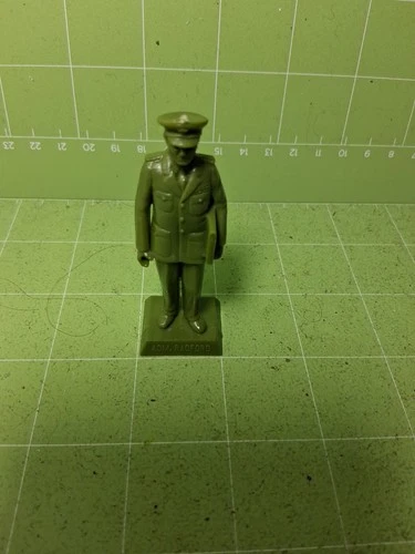 Vintage Marx Playset Admiral Radford Square Base Green Hard Plastic 3 Inch...