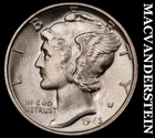 1945 Mercury Dime- Silver- Choice Gem Brilliant Uncirculated++++ Luster #J9115