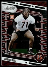 2024 Panini Absolute Amarius Mims Rookie Cincinnati Bengals #118