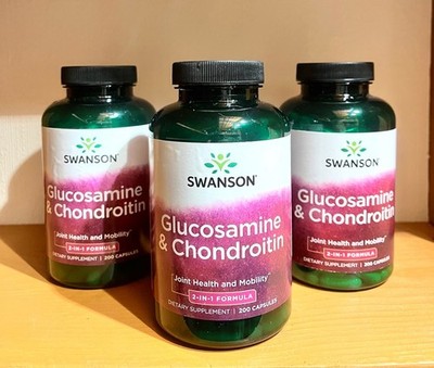 Swanson Glucosamine & Chondroitin, for Joint Health and Mobility, 200 capsules