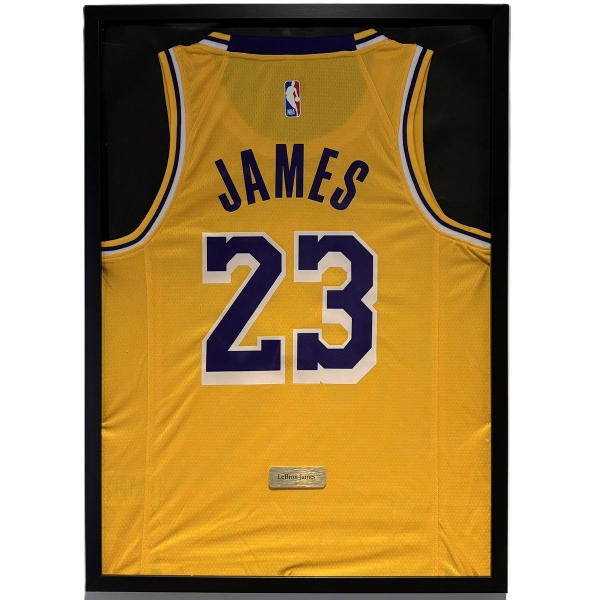 Los Angeles Lakers Lebron James Jersey Framed, Lebron James Shirt