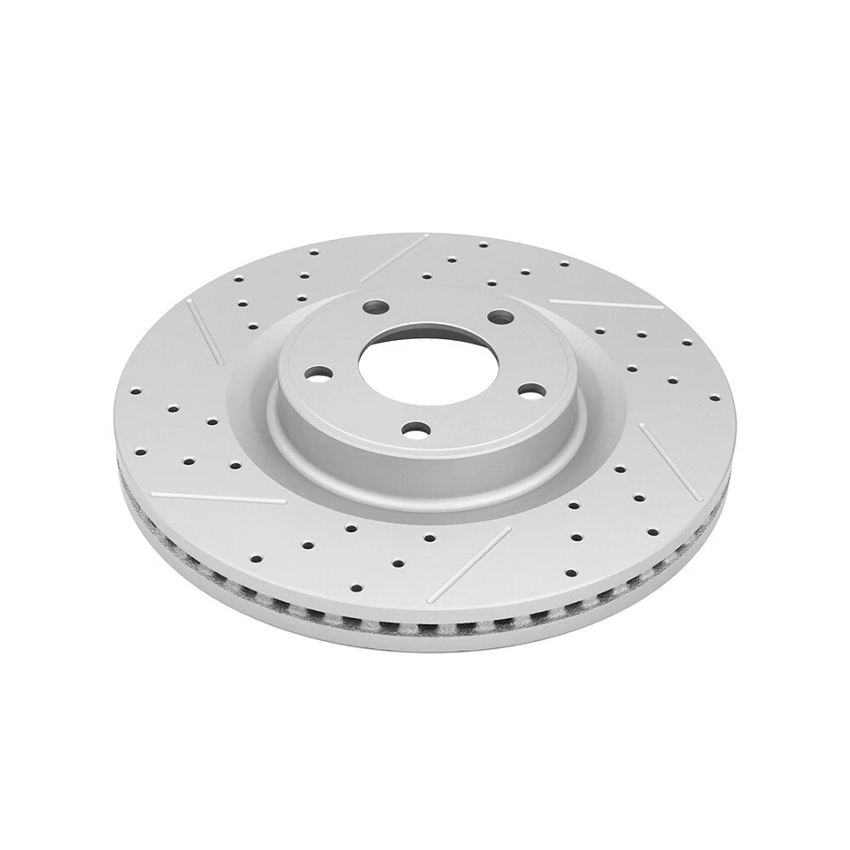 Front Rear Drilled Brake Rotors & Ceramic Pads For 11-14 Ford Edge Lincoln MKX Foto 4 de 4