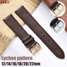Universal Leather Watch Band 12Mm 14Mm 16Mm 18Mm 20Mm 22Mm Straps for Women Silm