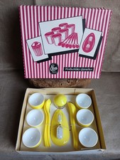 Emsa ☆ Frühstücksset ☆ 6 Eierbecher ☆ Vintage ☆ 50er-60er Jahre ☆ Sehr gut ☆ OVP