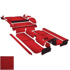 Moss Handcrafted Carpet Kit Red 1965-67 Gt - Mgb Mgb Gt 1965-67 Moss Handcrafted Carpet Kit Red 1965-67 Gt - Mgb Mgb Gt 1965-67